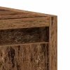Antik fa színű szerelt fa fürdőszobai mosdószekrény 60x33x60 cm