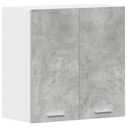 Betonszürke szerelt fa konyhai fali szekrény 60x31x60 cm