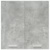 Betonszürke szerelt fa konyhai fali szekrény 60x31x60 cm