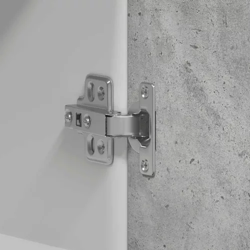Betonszürke szerelt fa konyhai fali szekrény 60x31x60 cm