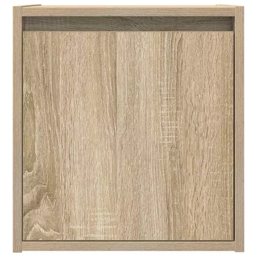 2 db sonoma tölgy falra szerelhető éjjeliszekrény 38x34x40 cm
