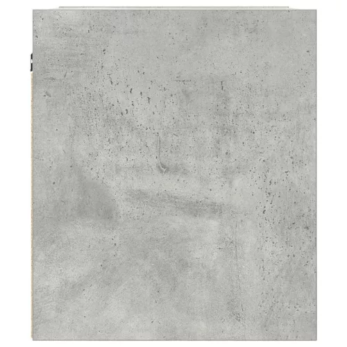 Betonszürke falra szerelhető éjjeliszekrény 38x34x40 cm