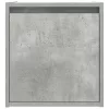 2 db betonszürke falra szerelhető éjjeliszekrény 38x34x40 cm