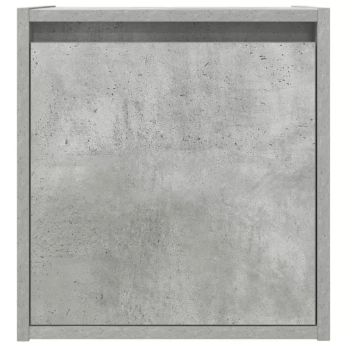 2 db betonszürke falra szerelhető éjjeliszekrény 38x34x40 cm