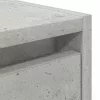 Betonszürke falra szerelhető éjjeliszekrény 38x34x40 cm