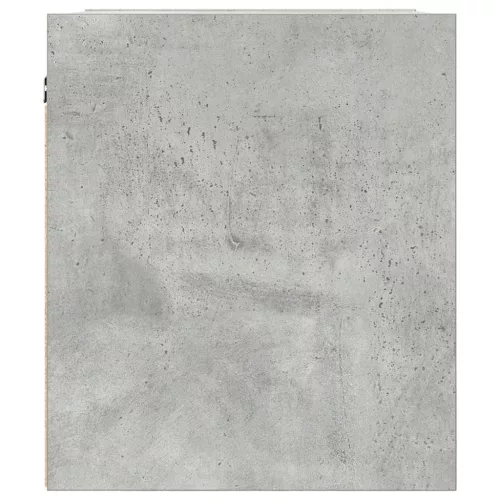 2 db betonszürke falra szerelhető éjjeliszekrény 38x34x40 cm