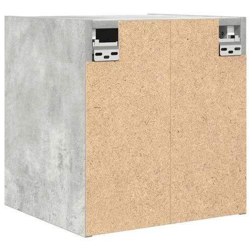 2 db betonszürke falra szerelhető éjjeliszekrény 38x34x40 cm