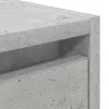 2 db betonszürke falra szerelhető éjjeliszekrény 38x34x40 cm