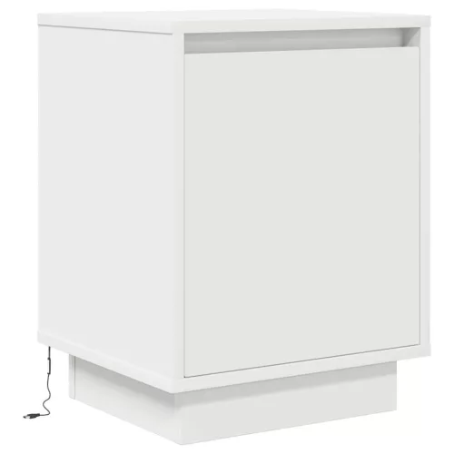 Éjjeliszekrény LED világítással Fehér 38x34x50 cm 38x34x50 cm
