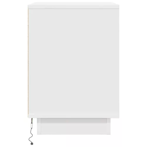 Éjjeliszekrény LED világítással Fehér 38x34x50 cm 38x34x50 cm