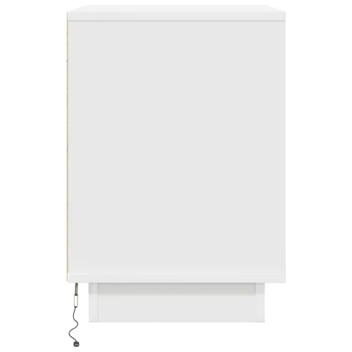 Éjjeliszekrény LED világítással Fehér 38x34x50 cm 38x34x50 cm