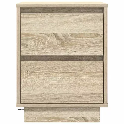 2 db éjjeliszekrények LED világítással 38x34x50 cm