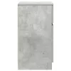 Betonszürke szerelt fa éjjeliszekrény 39x35x65 cm