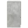 2 db betonszürke éjjeliszekrények 3 fiókkal 39x35x65 cm