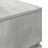 2 db betonszürke éjjeliszekrények 3 fiókkal 39x35x65 cm