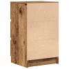 2 db antik fa éjjeliszekrények 3 fiókkal 39x35x65 cm