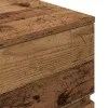 2 db antik fa éjjeliszekrények 3 fiókkal 39x35x65 cm