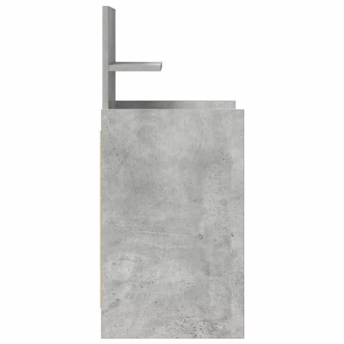 Betonszürke éjjeliszekrény 2 fiókkal 38x34x80 cm