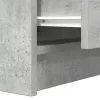 Betonszürke éjjeliszekrény 2 fiókkal 38x34x80 cm