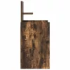 Füstös tölgy színű éjjeliszekrény 2 fiókkal 38x34x80 cm