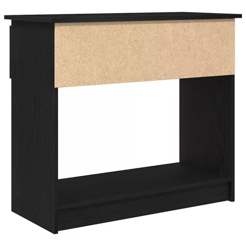 Fekete konzolasztal fiókokkal 85,5x38,5x74,5 cm