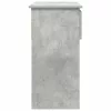 Betonszürke konzolasztal fiókokkal 85,5x38,5x74,5 cm