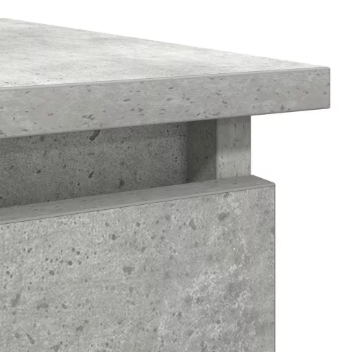 Betonszürke konzolasztal fiókokkal 85,5x38,5x74,5 cm
