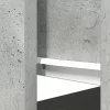 Betonszürke konzolasztal fiókokkal 85,5x38,5x74,5 cm