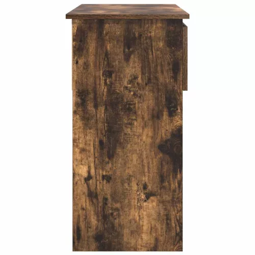 Füstös tölgy színű konzolasztal fiókokkal 85,5x38,5x74,5 cm