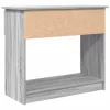 Szürke sonoma színű konzolasztal fiókokkal 85,5x38,5x74,5 cm