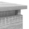 Szürke sonoma színű konzolasztal fiókokkal 85,5x38,5x74,5 cm