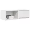 Fehér szerelt fa TV-szekrény 80x31x25,5 cm