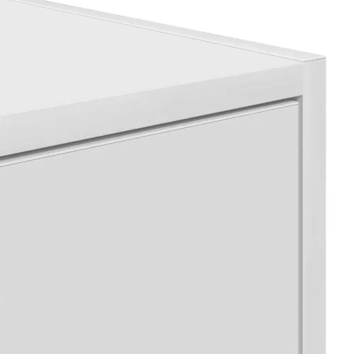 Fehér szerelt fa TV-szekrény 80x31x25,5 cm