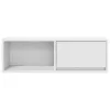 2 db fehér szerelt fa TV-szekrény 80x31x25,5 cm