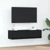 TV szekrény fiókkal Musta tammi 100 x 31 x 25,5 cm Faanyag