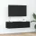 TV szekrény fiókkal Musta tammi 100 x 31 x 25,5 cm Faanyag