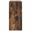 Füstölt tölgy szerelt fa tálalószekrény fiókos 80x34x76 cm
