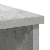 Betonszürke szerelt fa tálalószekrény fiókos 101x35x76 cm