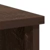 Barna tölgy szerelt fa tálalószekrény fiókos 101x35x76 cm