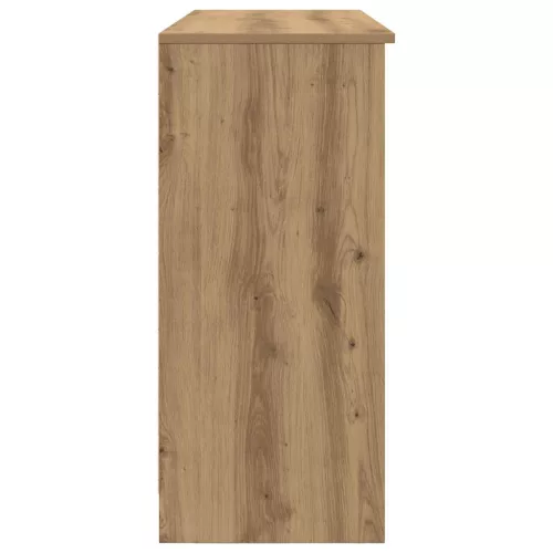 Kézműves tölgy szerelt fa tálalószekrény fiókos 101x35x76 cm