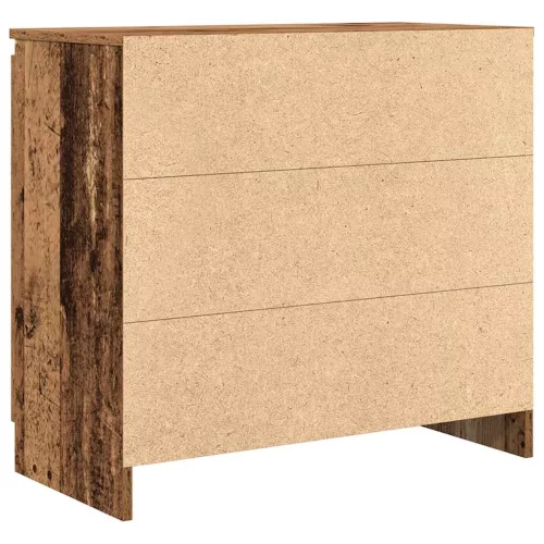 Antik fa szerelt fa tálalószekrény fiókos 71x35x65 cm