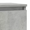 Betonszürke szerelt fa tálalószekrény fiókos 71x35x84 cm