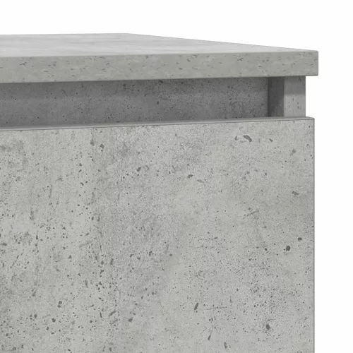 Betonszürke szerelt fa tálalószekrény fiókos 71x35x84 cm
