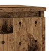 Antik fa szerelt fa tálalószekrény fiókos 71x35x84 cm