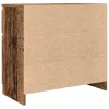 Antik fa szerelt fa tálalószekrény fiókos 71x35x65 cm