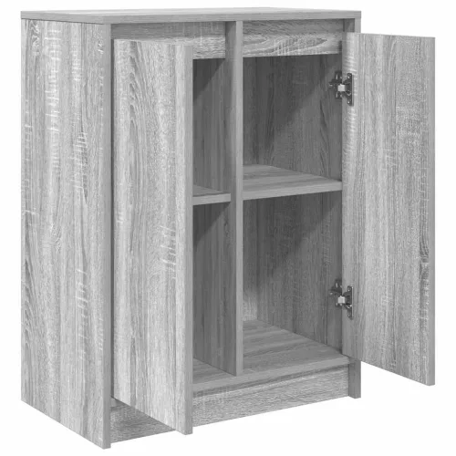 Komód Szürke Sonoma 57x34x76 cm Gépi úton előállított fa