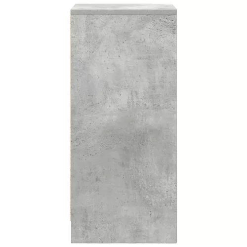 Betonszürke szerelt fa tálalószekrény 29,5x34x76 cm
