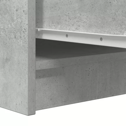 Betonszürke szerelt fa tálalószekrény 29,5x34x76 cm