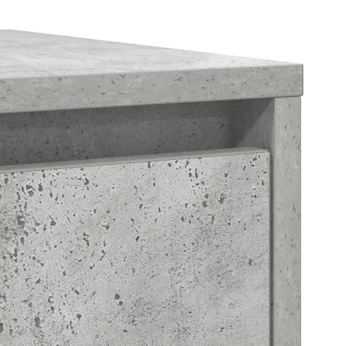 Betonszürke szerelt fa tálalószekrény 29,5x34x76 cm
