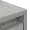 Betonszürke szerelt fa szekrény fiókkal 55,5x34x119,5 cm